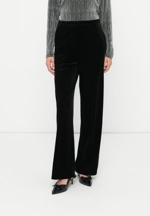 PCBOSELLA WIDE PANT - Pantaloni - black