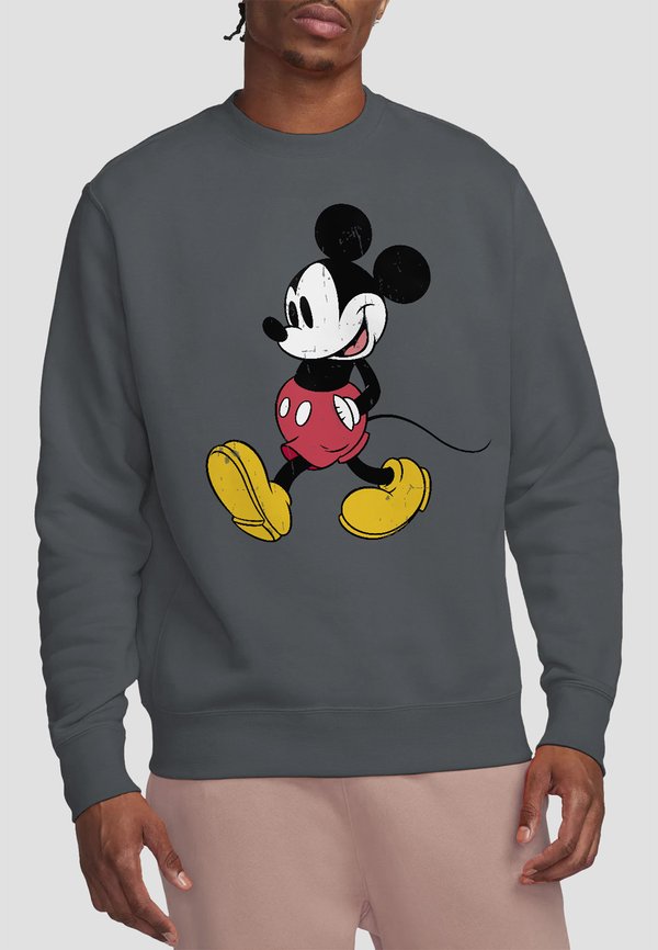 DISNEY MICKEY MOUSE CLASSIC WALK - PRINT CREWNECK  - Sweatshirt - anthracite