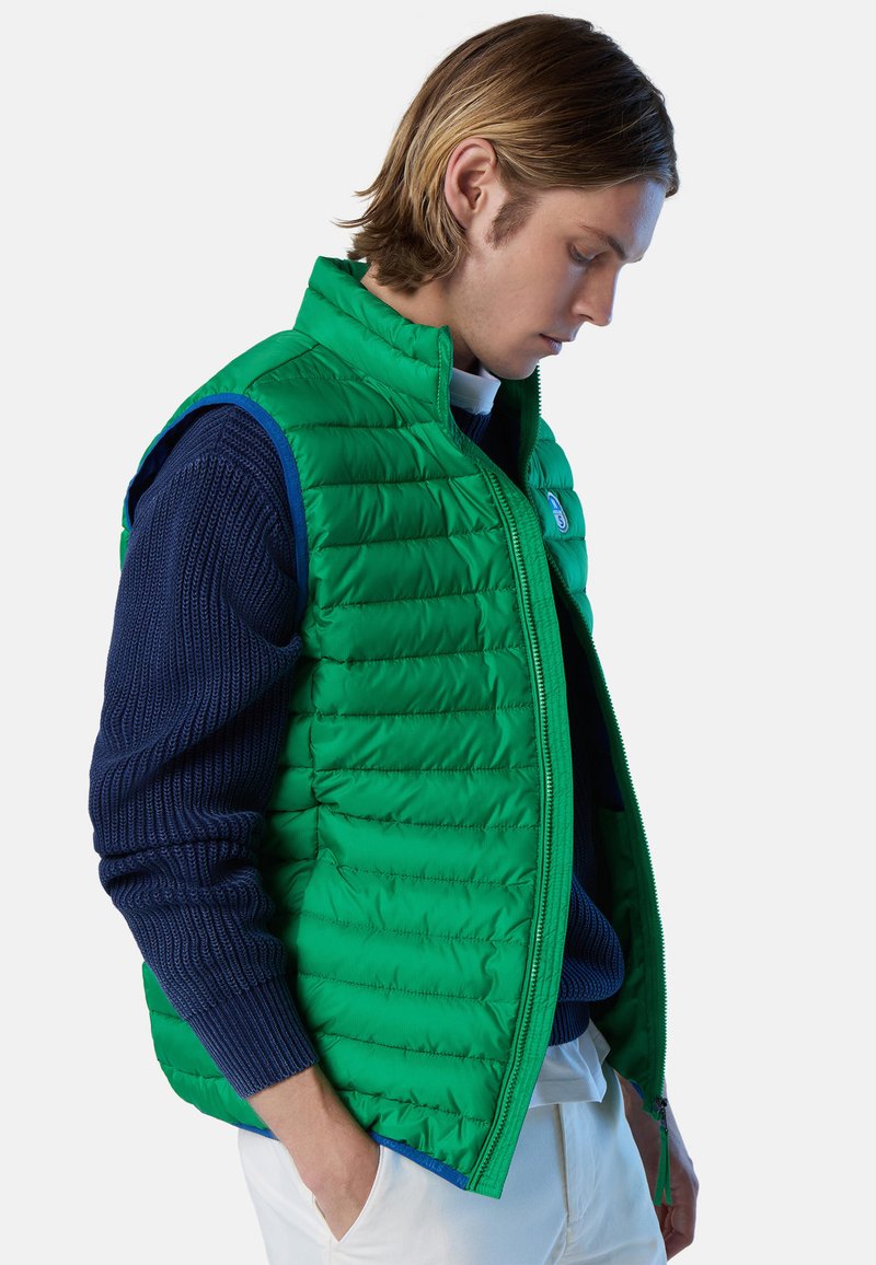 Gilet North Sails Crozet Uomo - 100% Poliestere Riciclato, Idrorepellente, Con Collo Alto - Foto 11