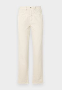 PEDAL PUSHER - Sirgete säärtega teksad - stone beige