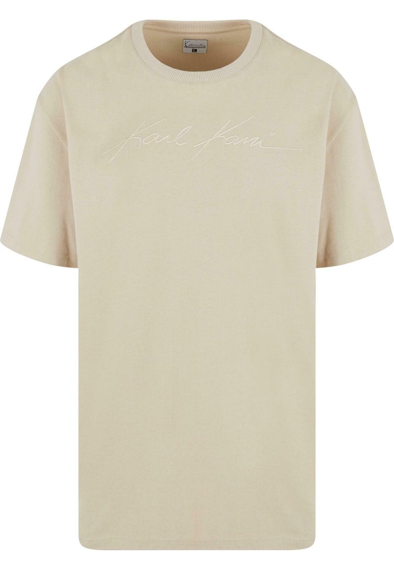 Karl Kani T-shirt print lichtbruin