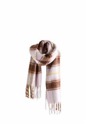 Scarf - lilac check