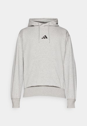 adidas Sportswear, Jersey con capucha - medium grey heather black