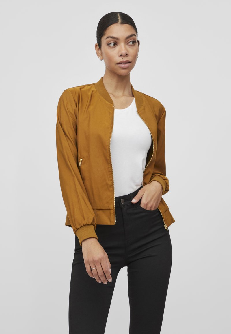 Blouson Bomber Noir Femme New Look Taille 10 - Polyester, Neuf Sans étiquette