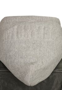 Mustang MIT KAPUZE  - Nahkatakki - black