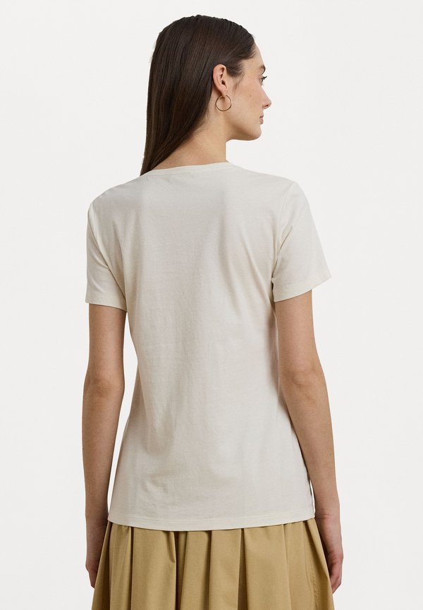 COTTON JERSEY SHORT SLEEVE T-SHIRT - Print T-shirt - mascarpone cream4