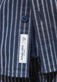 REGULAR FIT - STRIPE LONG SLEEVE - Pluus - navy blue