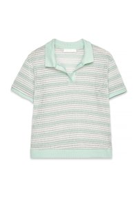 COLLAR SHORT SLEEVE - Poloshirts - mottled blue
