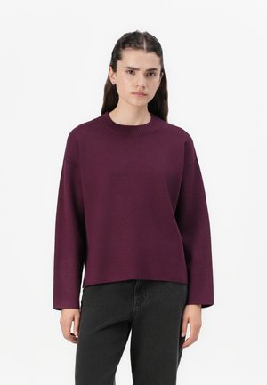 Vero Moda VMSILJE O-NECK BOXY - Jumper - winetasting