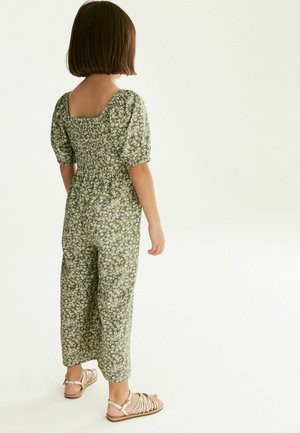 PRINTED - Kezeslábas - olive green