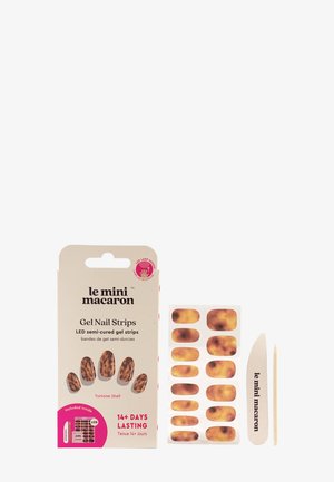 Le Mini Macaron GEL NAIL STRIPS - Nagelstickers - tortoise shell