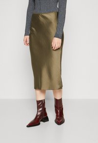 Samsøe Samsøe AGNETA SKIRT - Puzdrová sukňa - dusty olive