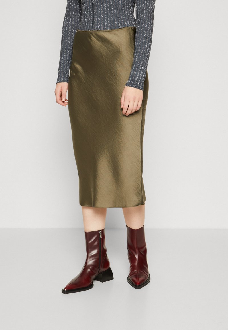 Samsøe Samsøe - AGNETA SKIRT - Uska suknja - dusty olive, Povećaj