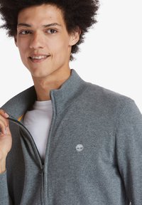 Timberland WILLIAMS RIVER FULL ZIP - Kofta - dark grey heather