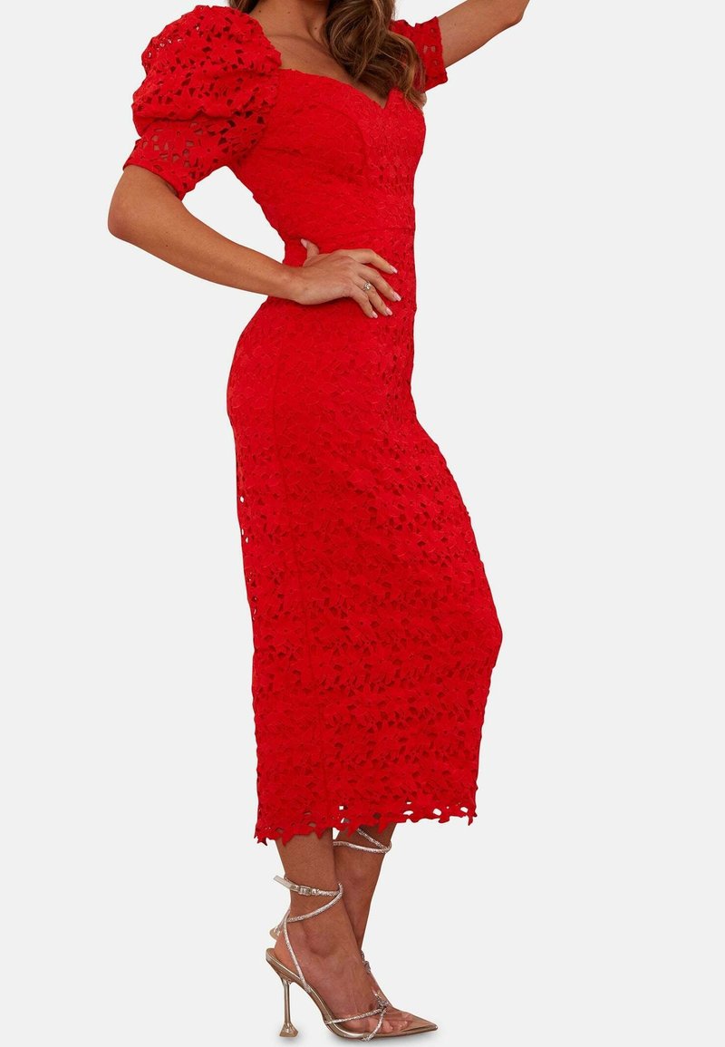 chi chi london red lace dress Chi Chi Dress Hire
