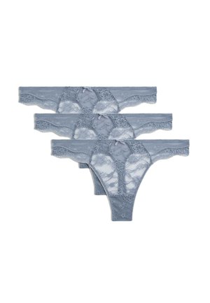 3PK - String - grey blue