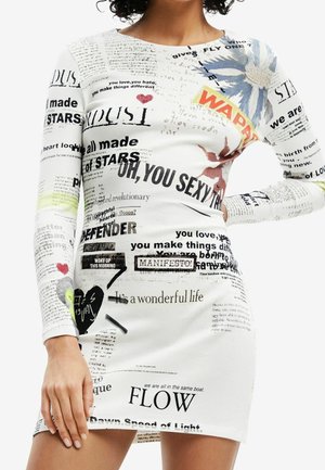 Robe fourreau - white