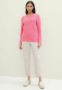 TOM TAILOR NEW OTTOMAN - Maglione - carmine pink