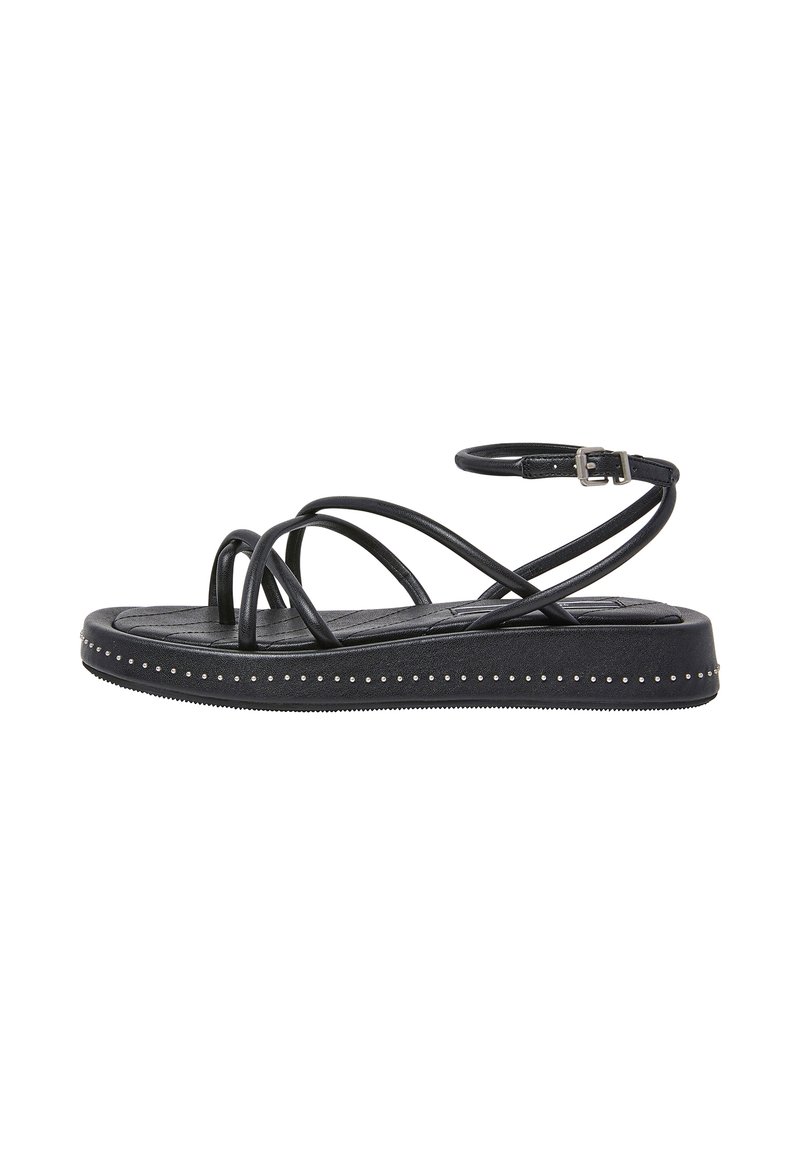 Pepe Jeans Sandalen met plateauzool zwart Pepe Jeans Sandalen met plateauzool zwart