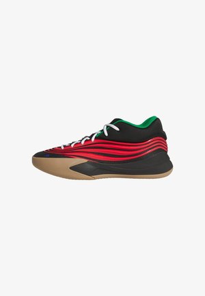 adidas Performance, DAME X UNISEX - Chaussures de basket - core black/pure ruby/gum