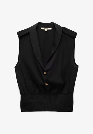 Koton SLEEVELESS CREPE - Camicetta - black