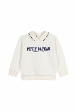 Petit Bateau MOLLETON  - Sweatshirt - milk