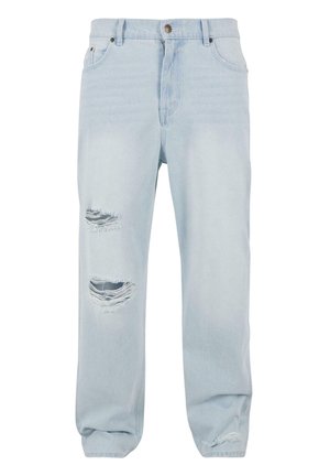 SMALL SIGNATURE BAGGY FIVE POCKET HEAVY DISTRESSED - Jeans relaxed fit - bleached blue