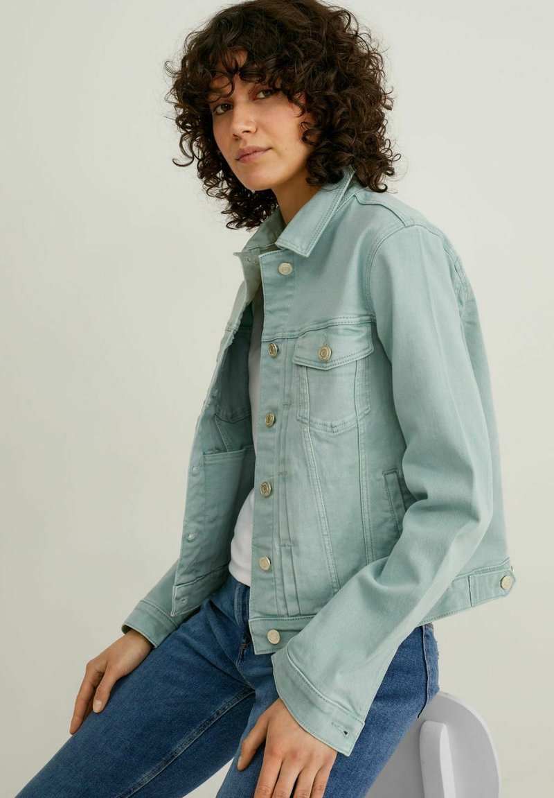 Damen Leichte Jacken | C&A Leichte Jacke green/grün - EO69088 Damen Leichte Jacken | C&A Leichte Jacke green/grün - EO69088