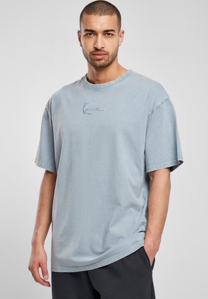SMALL SIGNATURE TEE UNISEX - Basic T-shirt - blue