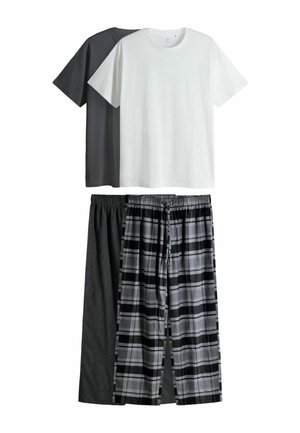 2 PACK SET - Pidžaamakomplekt - black/grey