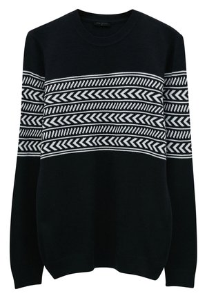 Strickpullover - black