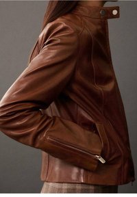 Mango Giacca di pelle - brown