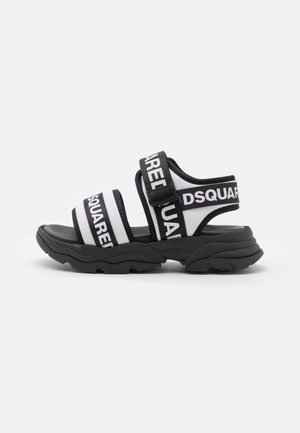 Dsquared2 UNISEX - Gyalogló szandálok - black/white