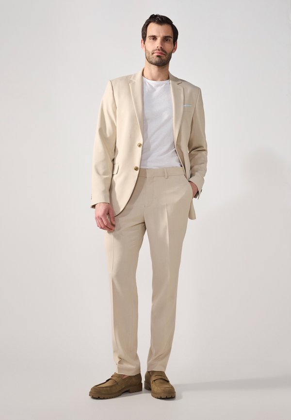 MELANGE BASIC SUIT - Suit - light beige melange
