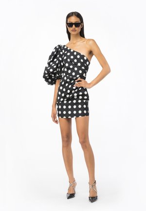 CEDRO - Shift dress - black/white