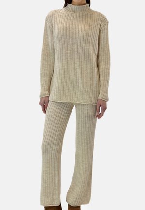 SET - Strickpullover - beige