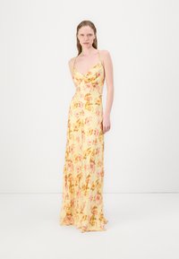 Malina CORNELIA DRESS - Maxi ruha - lemon/peony