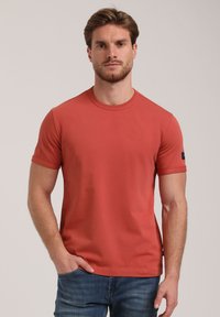 Gabbiano ROUND NECK HEAVY - Navadna majica - deep coral