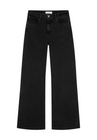 Wijde jeans - black