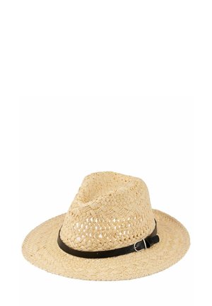 WITH BELT DETAIL - Hat - beige