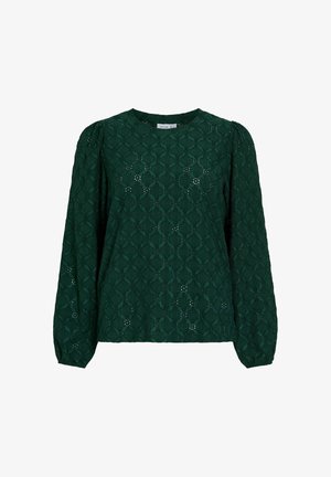 VILA, VIASTA O-NECK L/S TOP - NOOS - Blusa - ponderosa pine