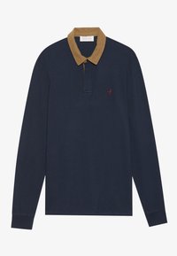 LONG SLEEVED POLO CORD COLLAR - Longsleeve - sky captain