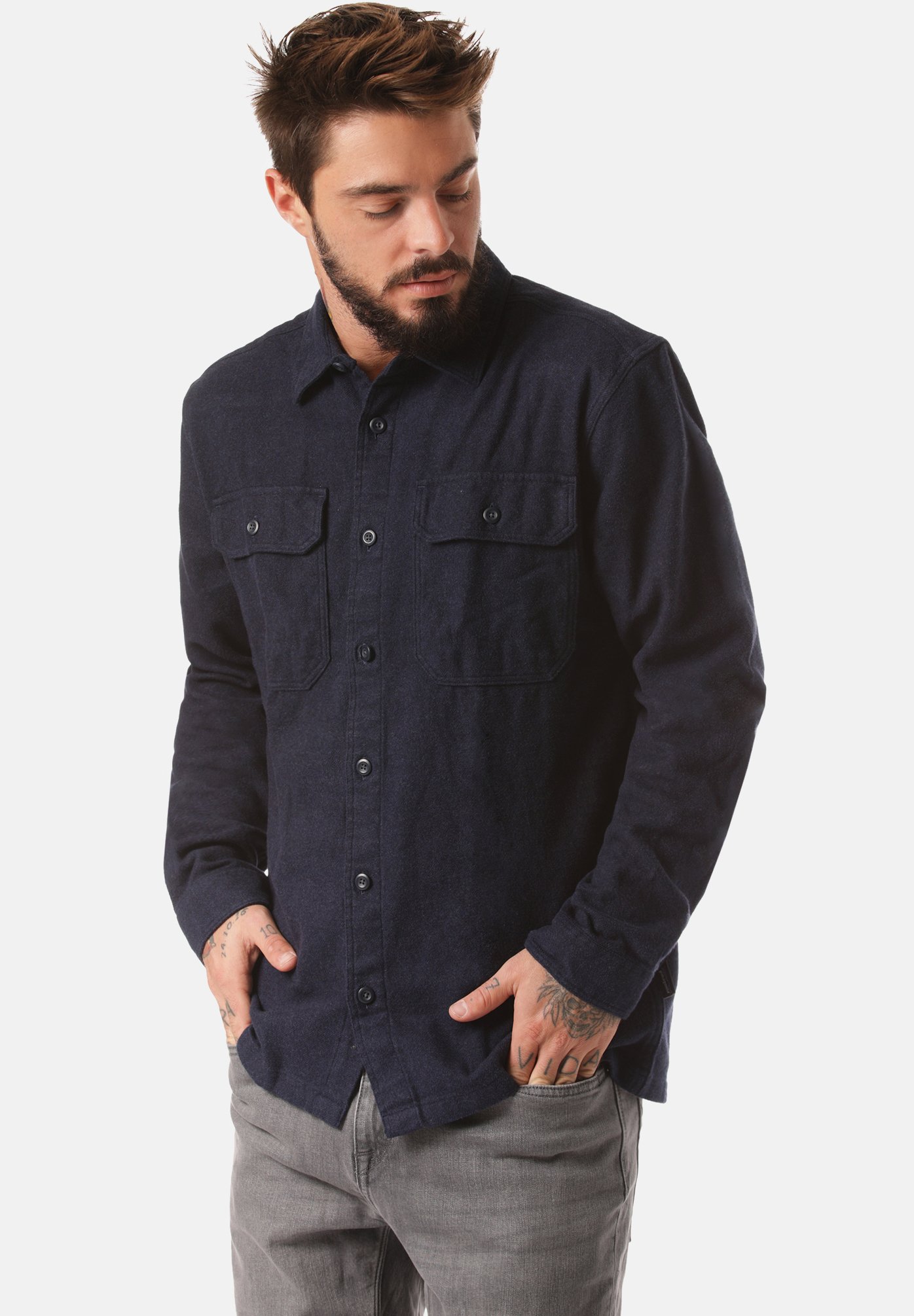 Patagonia FJORD FLANNEL - Shirt - blue 