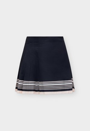 Lacoste, Faltenrock - marine sombre/mansia farine