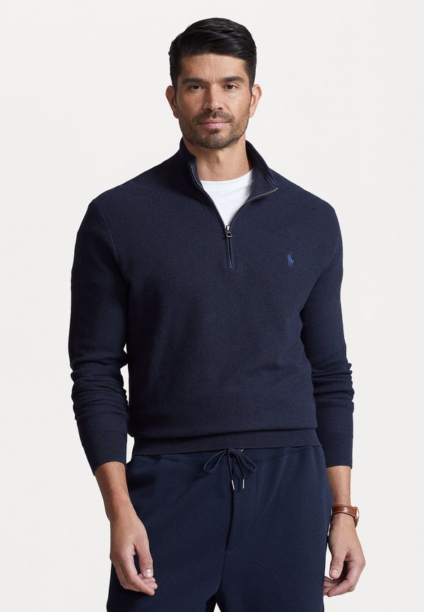 QUARTER-ZIP JUMPER - Strickpullover