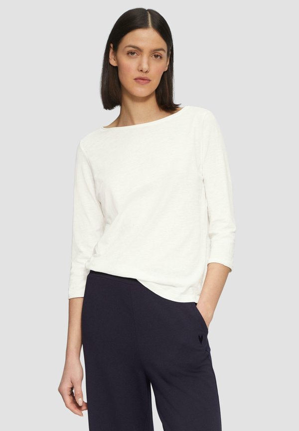 MIT 3/4 ÄRMELN - Langarmshirt - ecru