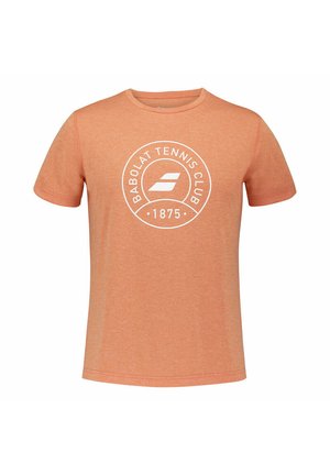 Camiseta estampada - vibrant orange hthr