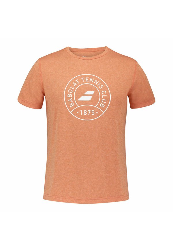 T-Shirt print - vibrant orange hthr