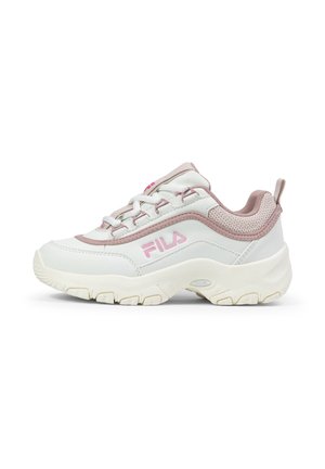 Fila STRADA LOGO - Sneakers basse - white/mauve chalk/marshmallow