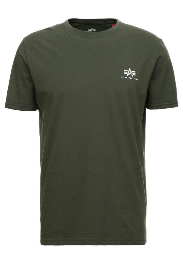 LOGO - Basic T-shirt - dark oliv4